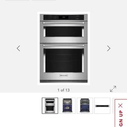 New Kitchen Aid Combo Oven 
