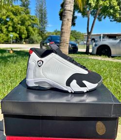 Air Jordan 14 Black Toe Sneakers