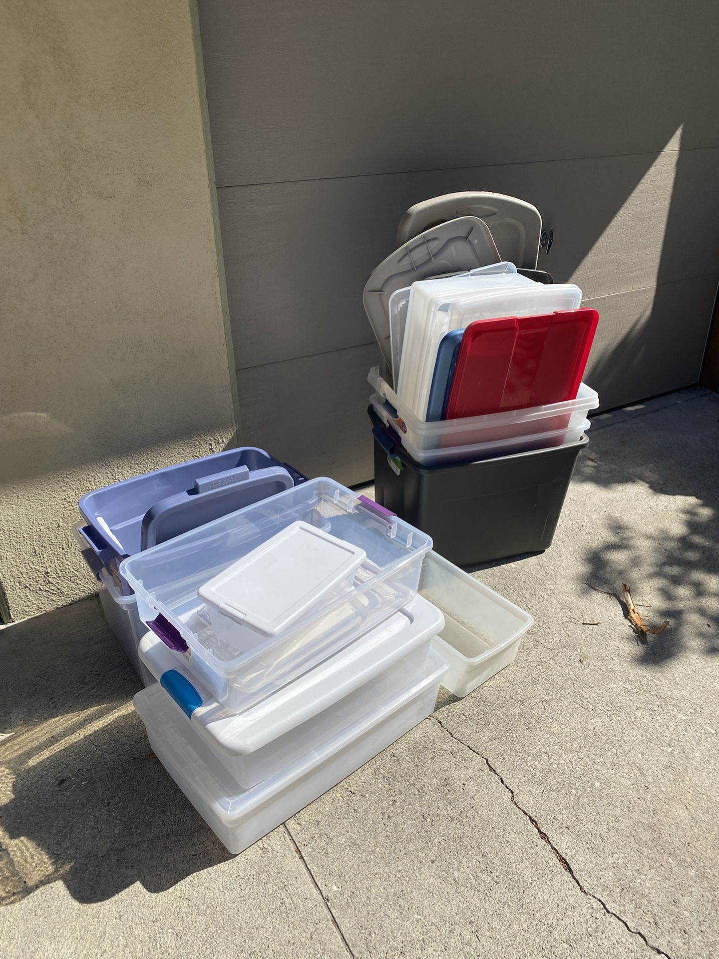 Plastic Storage Bins - Free