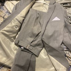 Grey And Lavender Suit 