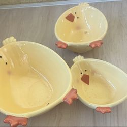 Three Little Chick Bowls