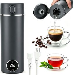 Portable Electric Kettle  (Dark Grey)