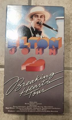 Vintage Elton John VHS Tape 1984