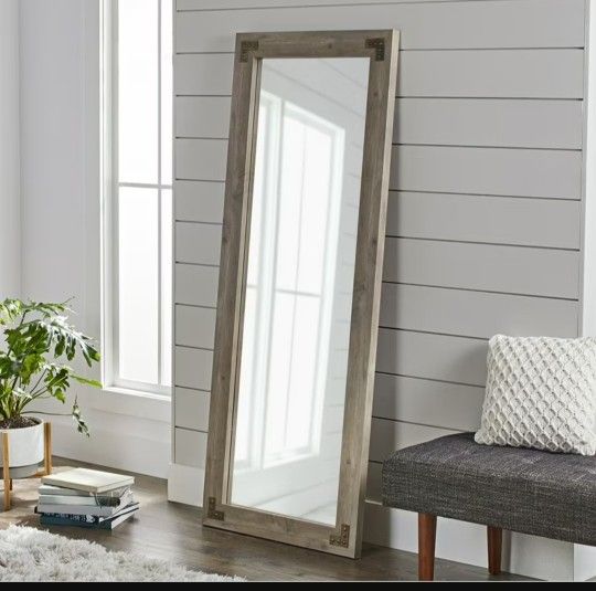 Brand New
Better Homes & Gardens Oversized Rectangular Full-Length Mirror, 27X70 IN, Rivet