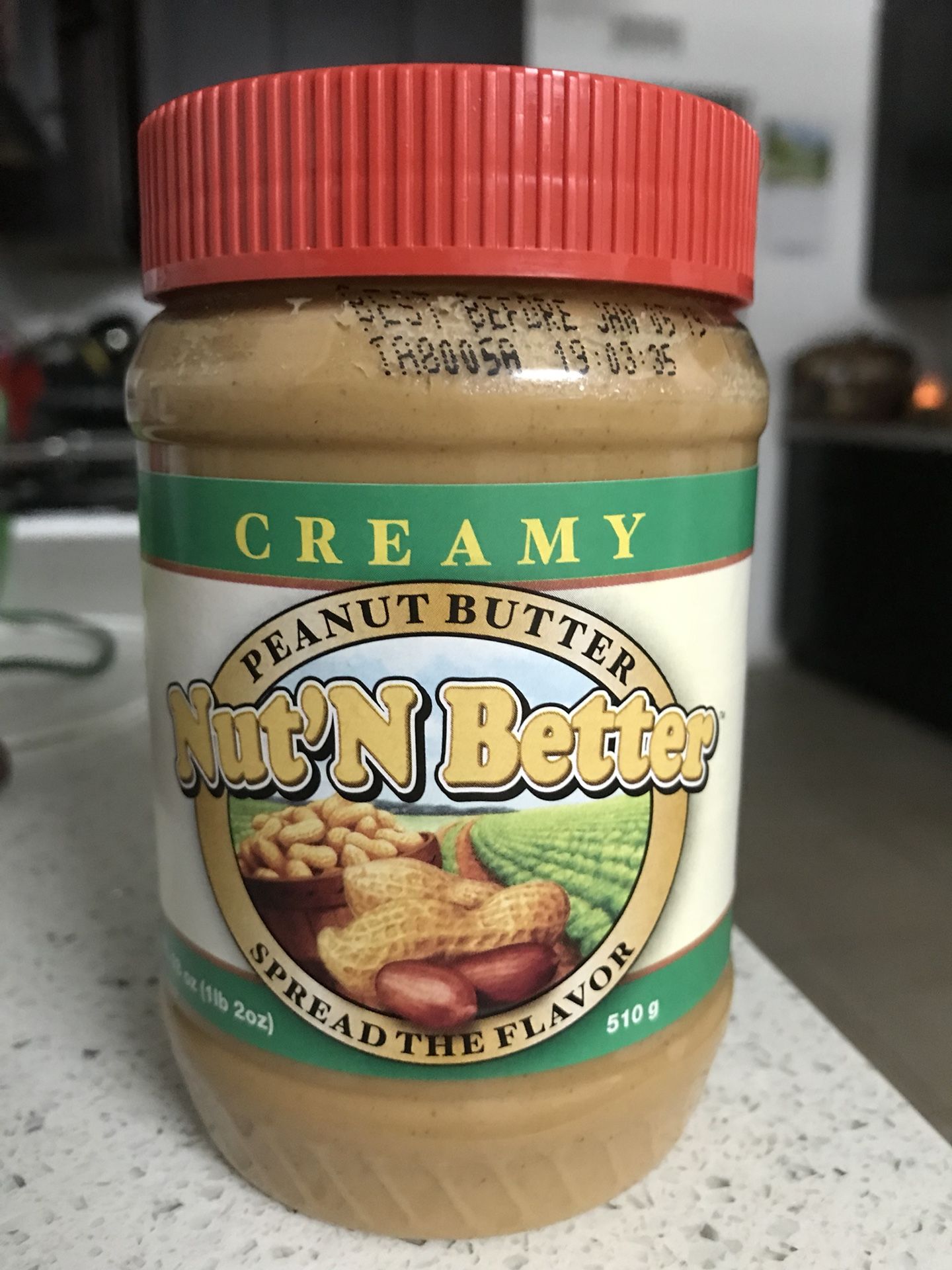 Nut’ n better creamy peanut butter