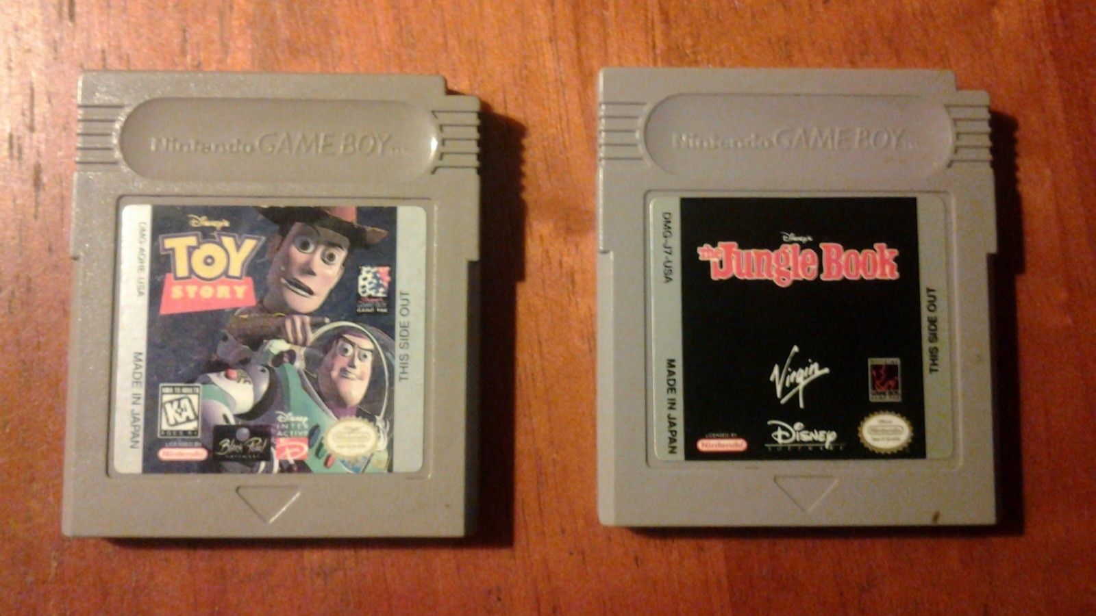 Toy Story-The Jungle Book-Nintendo Game Boy