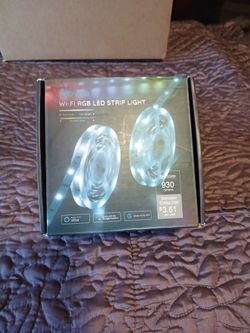 Wifi RGB Led Strip Lights Alexa & Google Compatible 
