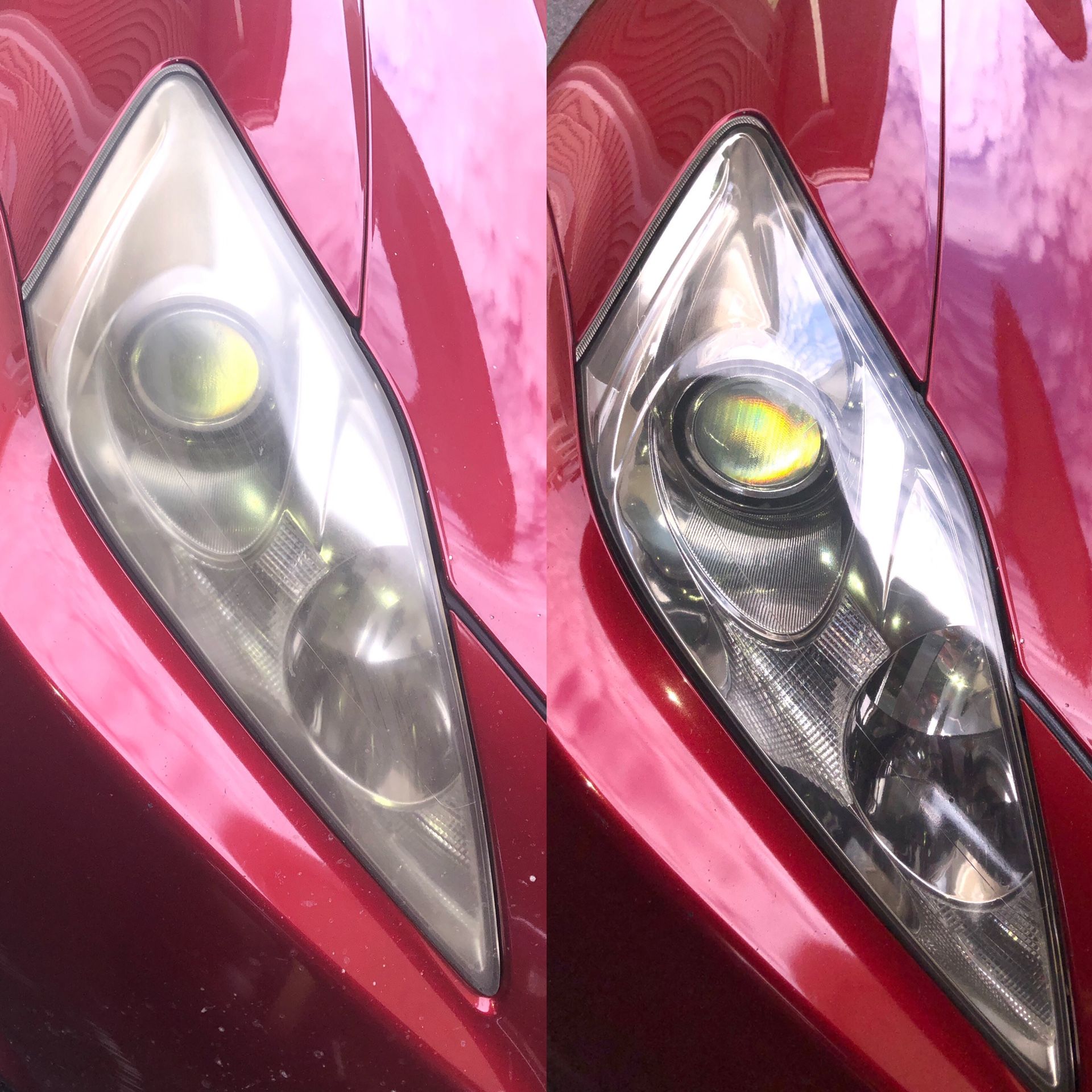 Headlights restoration & Wax and polished