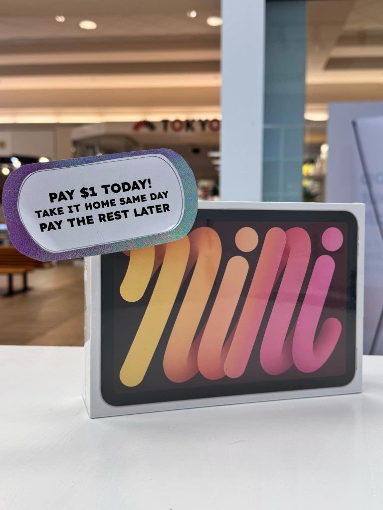 Apple iPad Mini 6 Tablet New - Pay $5 and the rest later