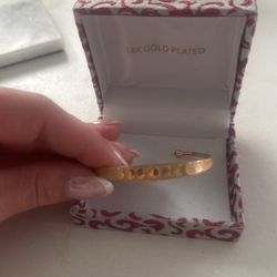 Gold Moon Phase Bracelet 18 K Gold