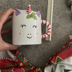 Christmas Unicorn Cup