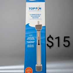 New Top Fin 50 Watt Submersible and adjustable Aquarium Heater
