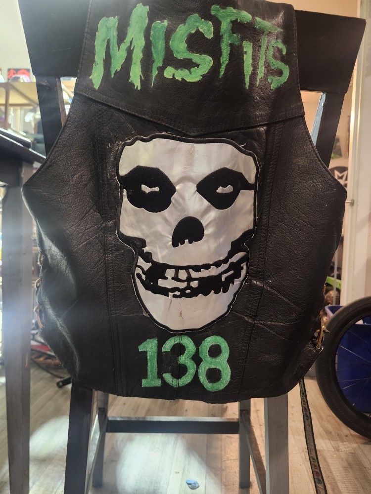 Misfits Leather Vest
