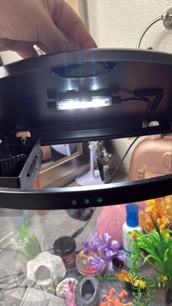 Fish tank with accessories