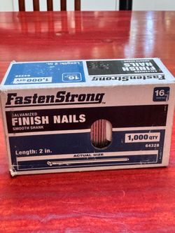 NEW FINISH NAILS 2” - 16 GA