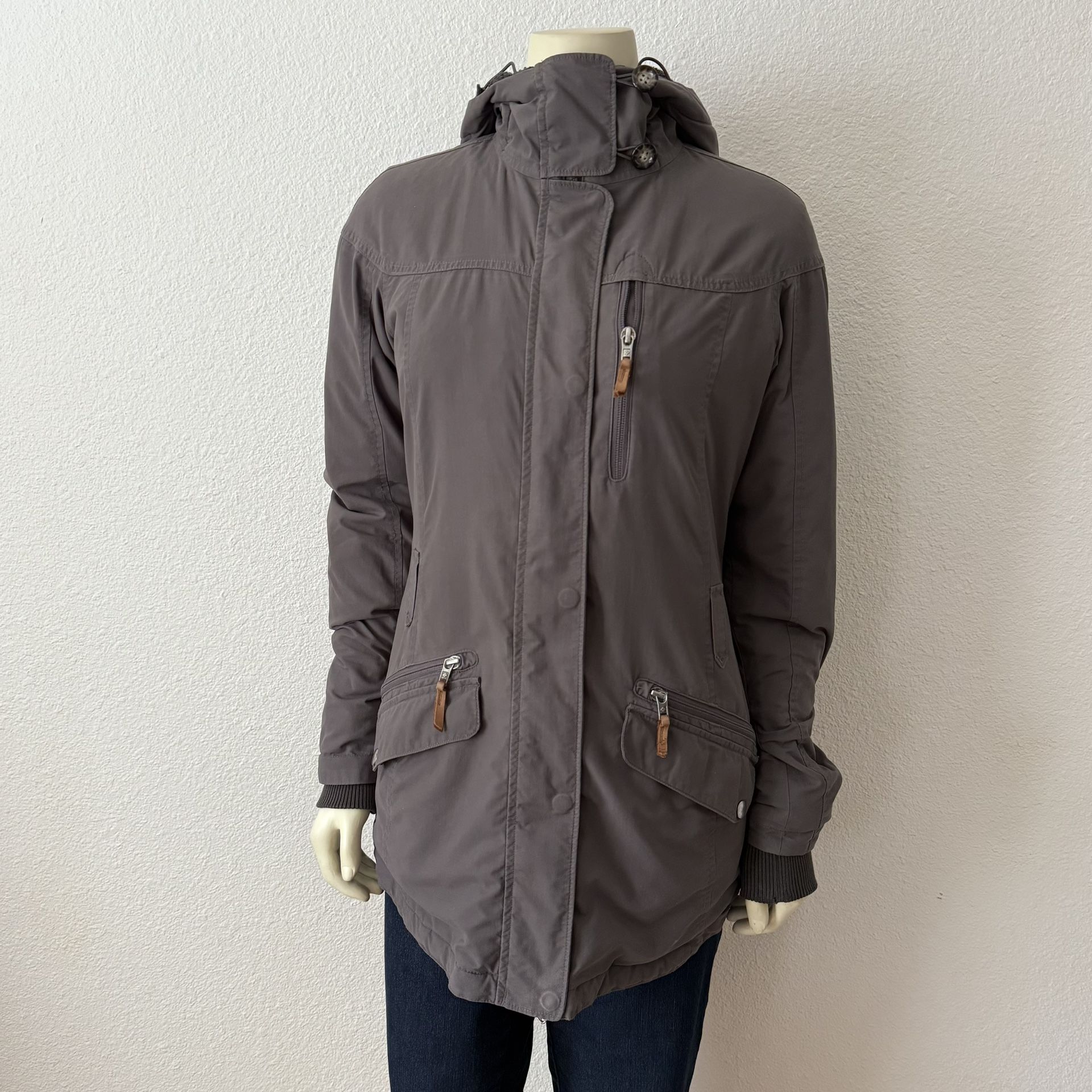 Columbia Omni-Heat Women’s Size S Gray Hood Full Zipper Winter Parka/ Jacket