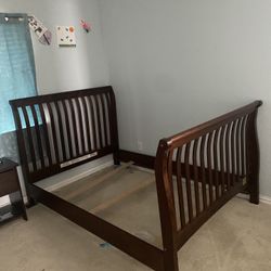 Full Bed Frame With Dresser