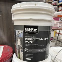5 Gallon Semi Glass Direct-to-Metal Paint