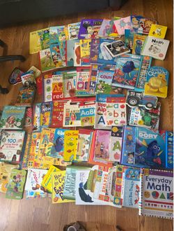 Kids children reading books writing books practice workbooks erase off