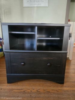 Sauder Harbor View Lateral File Cabinet, Antiqued Paint Finish