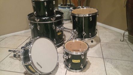 Drum set (sunlite) Hunter green