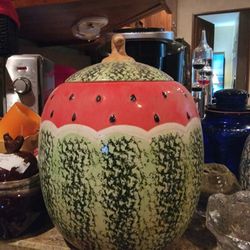 Watermelon Cookie Jar