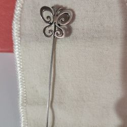 James Avery Retired Spring Butterfly stick pin