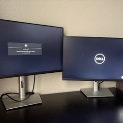 Two 24inch Dell Computer Monitors 