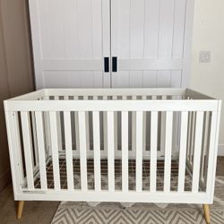 White Baby Crib