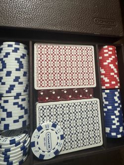 Coach poker set