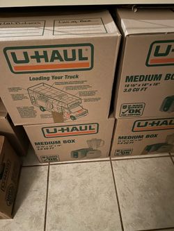 U-Haul Moving Boxes