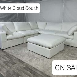 White Cloud Couch Modular Sectional Sofa 