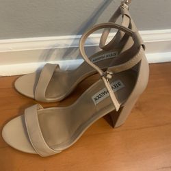 Steve Madden MUST HAVE tan High Heel Sandals-worn Twice!