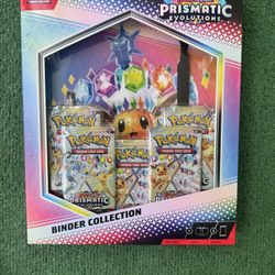Pokemon Prismatic Evolutions Binder Collection