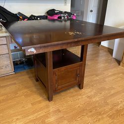 Wood Kitchen Table 