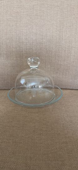 Glass Cheese Holder