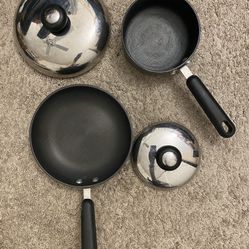 Circulon Pans with Matching Lids (Set of 2)