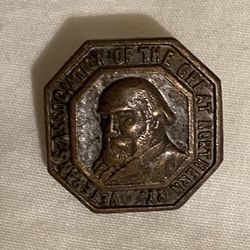 Two Association of The Great Northern RY Veterans Badge by Green Duck Co Pin Vintage