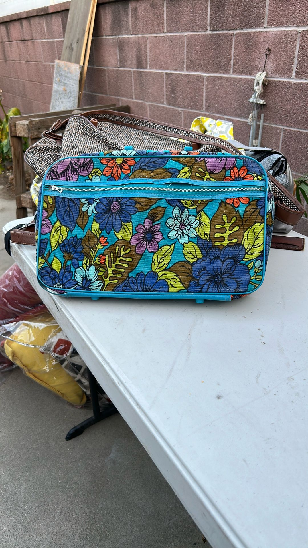 1960 Floral Bag BANTAM TRAVELWARE bags