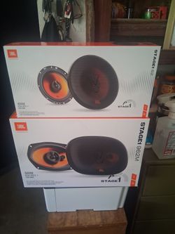 JBL STAGE 1 Two Pack 6.5 and 6x9s Brand New In The Boxes