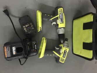 Ryobi Drill Set With Battery And Charger