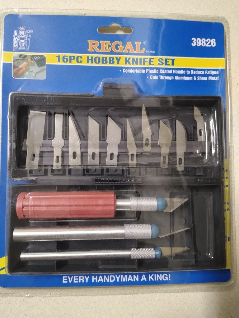 16 Piece Precision Knife Craft Set