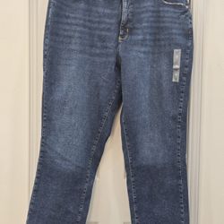 Woman's Sonoma Hi-Rise Straight Jeans Size 20W-New With Tags