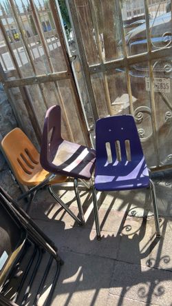 Kids chairs 8 EACH.  GREAT STURDY CONDITION