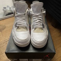 Jordan 4 White Metallic 