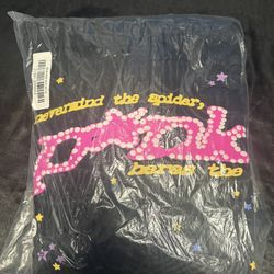 P*nk Spider Hoodie