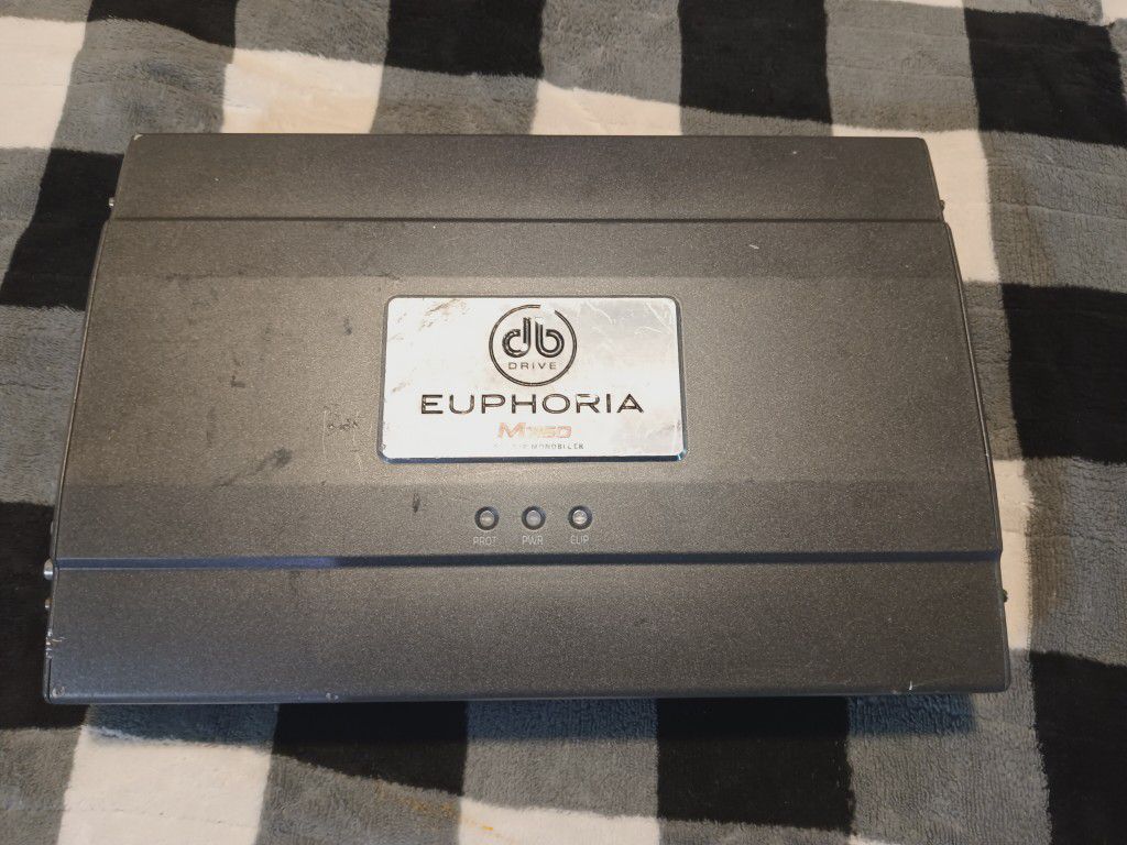 DB Drive euphoria m350 monoblock amplifier. High quality strong power. FREE SHIPPING AND DELIVERY