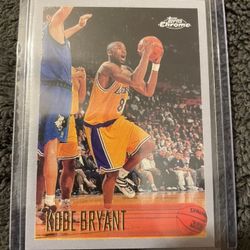1996 Kobe Bryant Topps Chrome Rookie Card Reprint