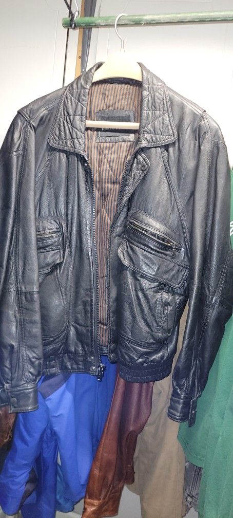 Leather Jacket XL