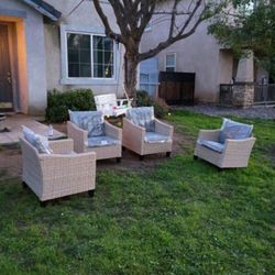 Four Piece Patio Chair Set Outdoor Patio Furniture Brand New Outdoor Patio Sofa Set Four Pieces 🆕🚚🛺🚎
